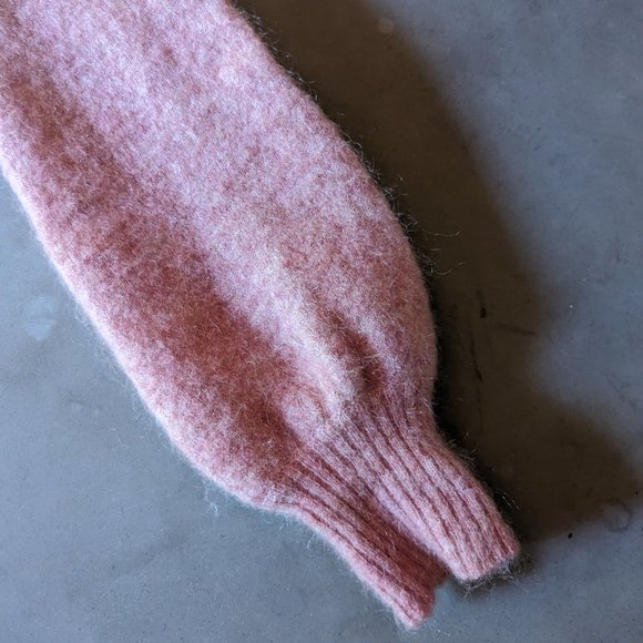 Sezane Pink Crew Neck Sweater - Picture 13 of 16